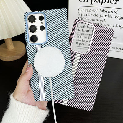 Elegant Style Striped Hard Case - Samsung