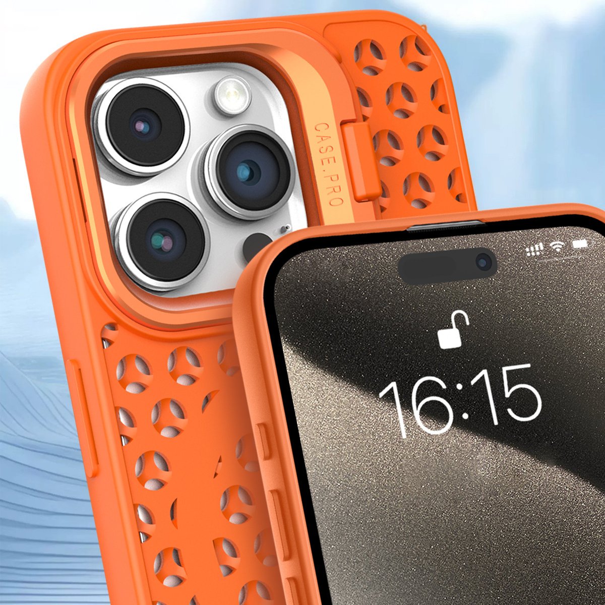 Thermo Shield Lens Bracket Breathable Case - iPhone