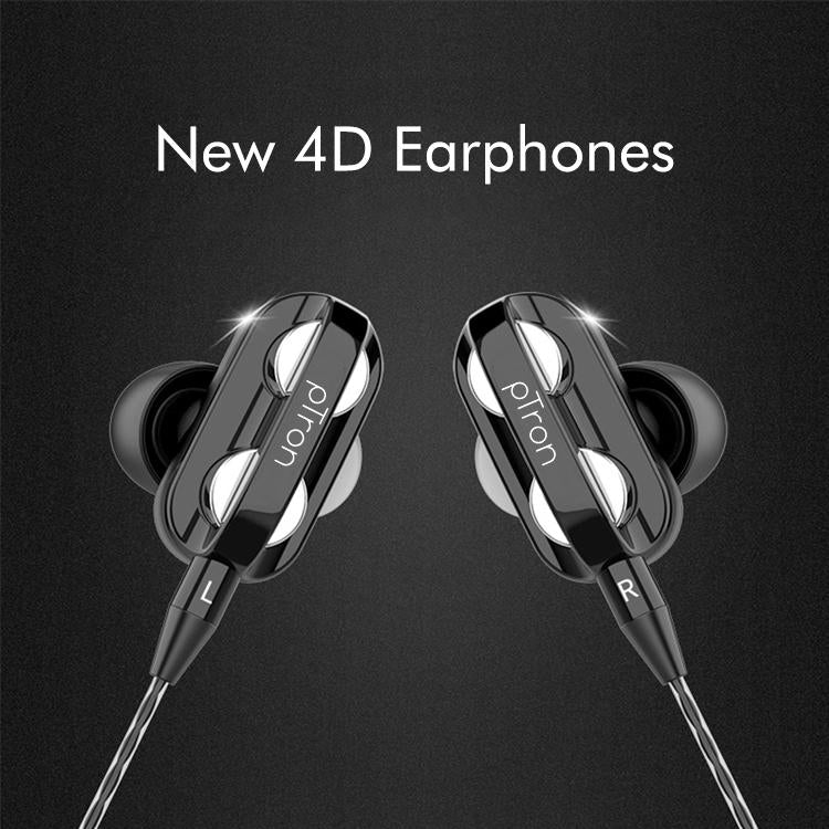 Buy Refurbished - PTron HBE6 Earphone Metal Bass Headphone With Mic ,Get pTron Boom Pro 4D In-Ear Wired Earphones with Mic