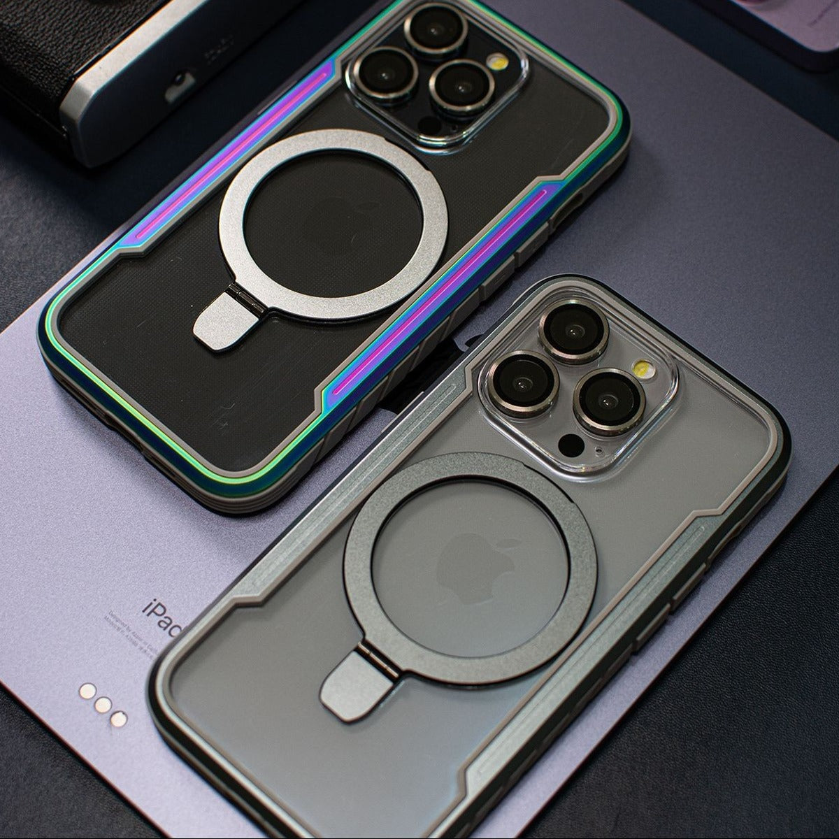 Bright Guard Metal Magnetic Bracket Case - iPhone