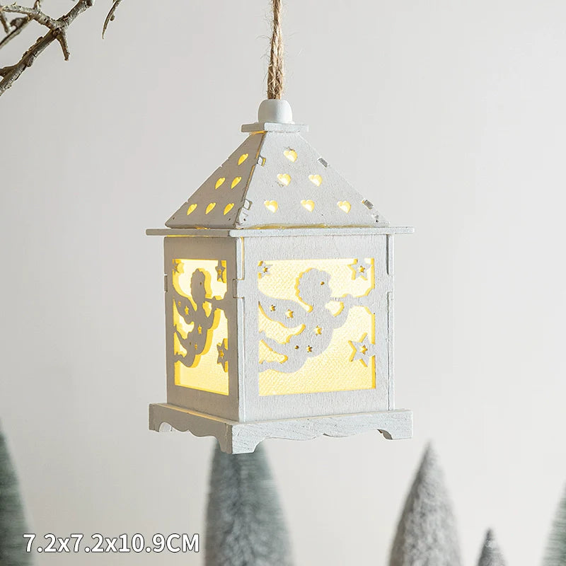 Winter Landscape Led Small House Desktop Decoration Christmas