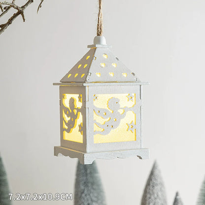 Winter Landscape Led Small House Desktop Decoration Christmas