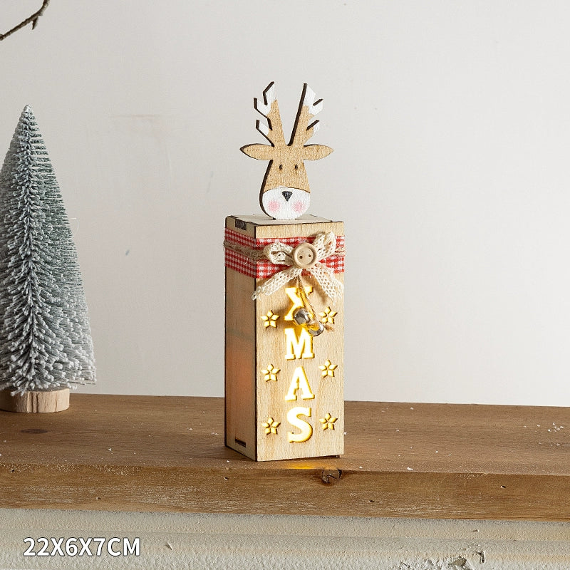 Winter Landscape Led Small House Desktop Decoration Christmas