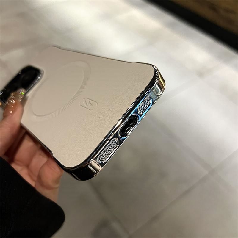 Frameless Magsafe Leather Case - iPhone