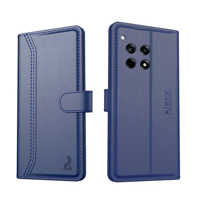 Luxe Leather Foldable Stand Pocket Case - OnePlus