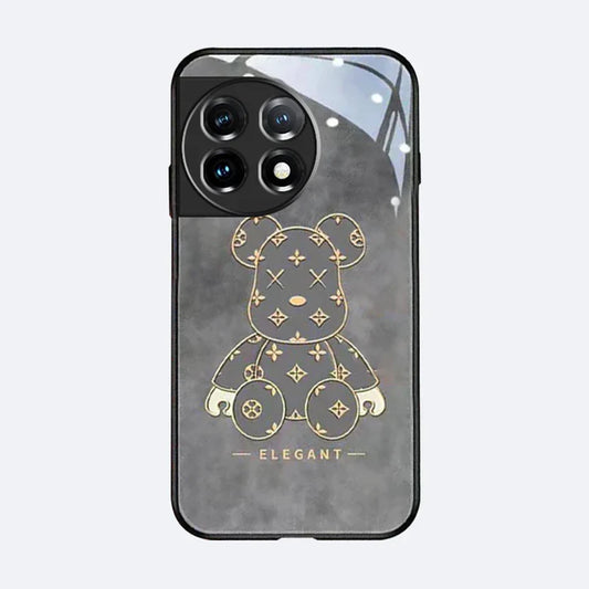 Luxury Bear Bricks Glass Phone Case  - OnePlus