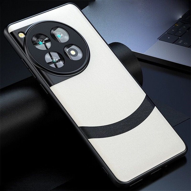 Chic Silicone Armor Leather Protect Case - OnePlus