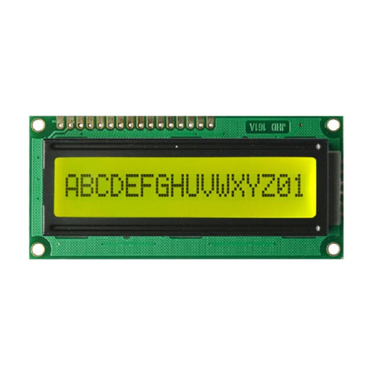 Original JHD 16x1 Character LCD Display With Green Backlight