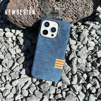 Vintage Vibes Retro Fabric Magnetic Case - iPhone