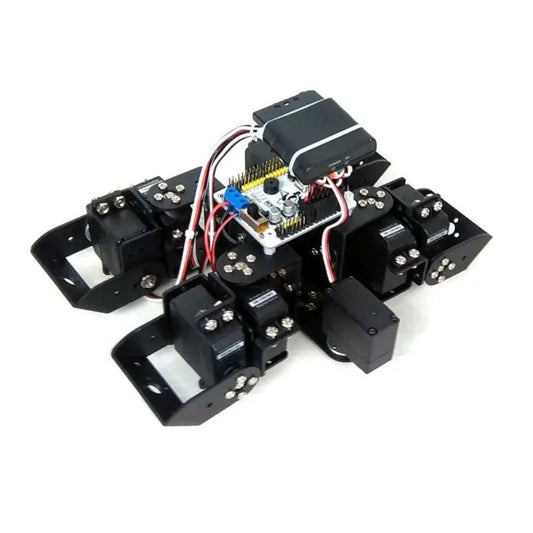 9 DOF Metal Quadruped Robot Bionic Mechanical Dog with Structural parts without Servo