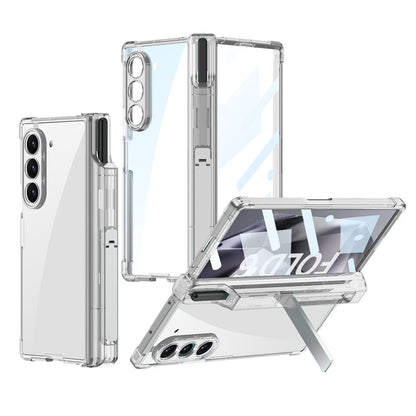 Galaxy Z Fold6 Sleek Airbag Transparent Case with S Pen