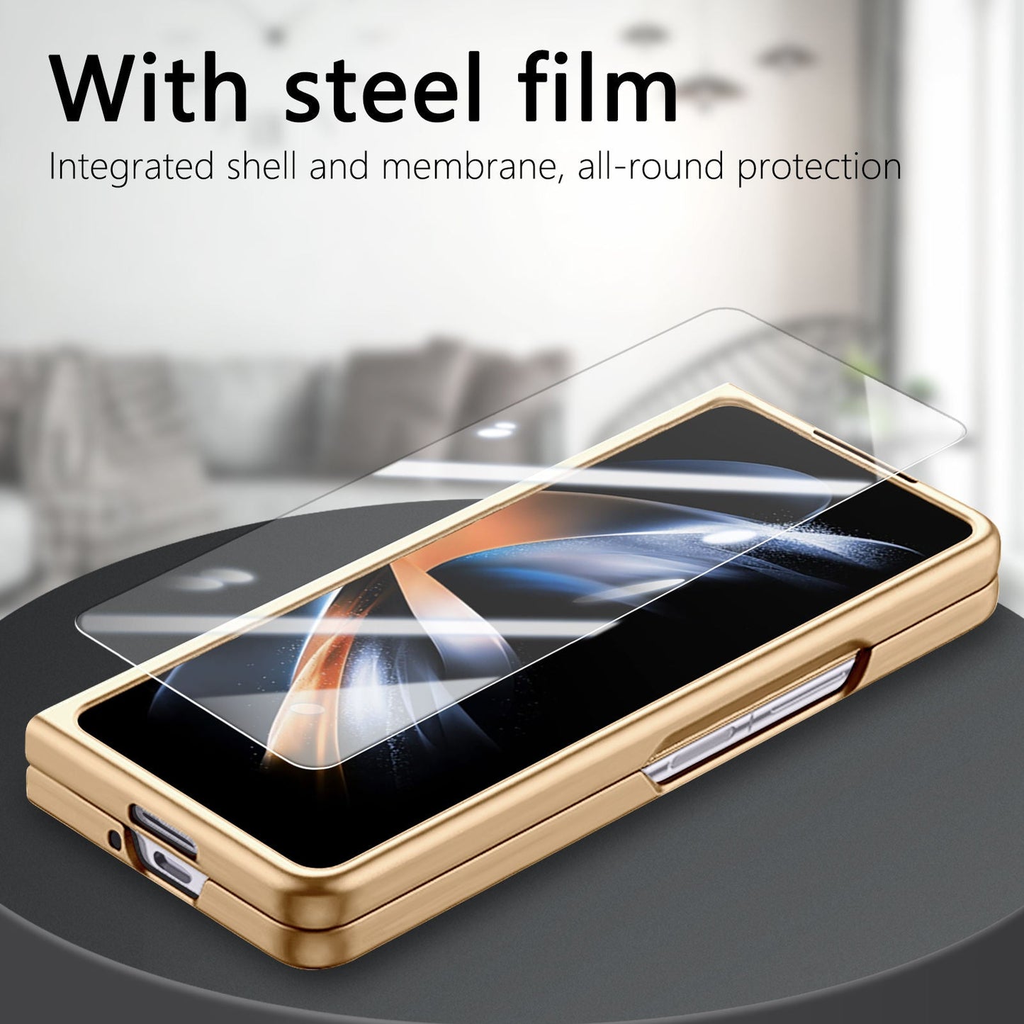 Galaxy Z Series Premium Magnetic Leather Case