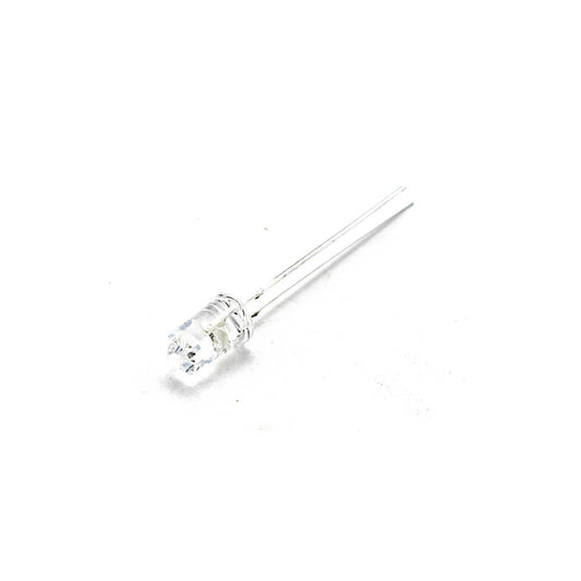 Red LED 5mm with Diamond Cut Shape Clear Lens