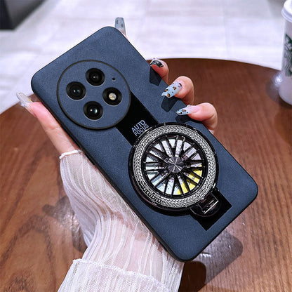 Ultimate Leather Wheel Ring Stand Case - OnePlus