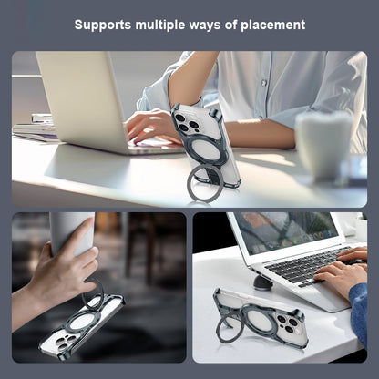 Luxury Rotating Magnetic Stand Case - iPhone