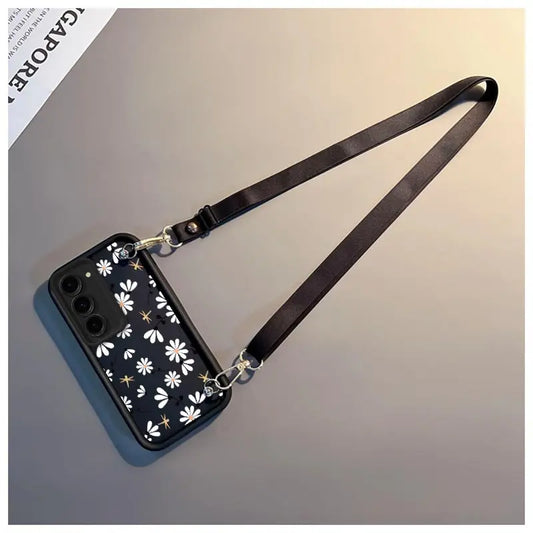 Blossom Crossbody Strap Phone Case - Samsung