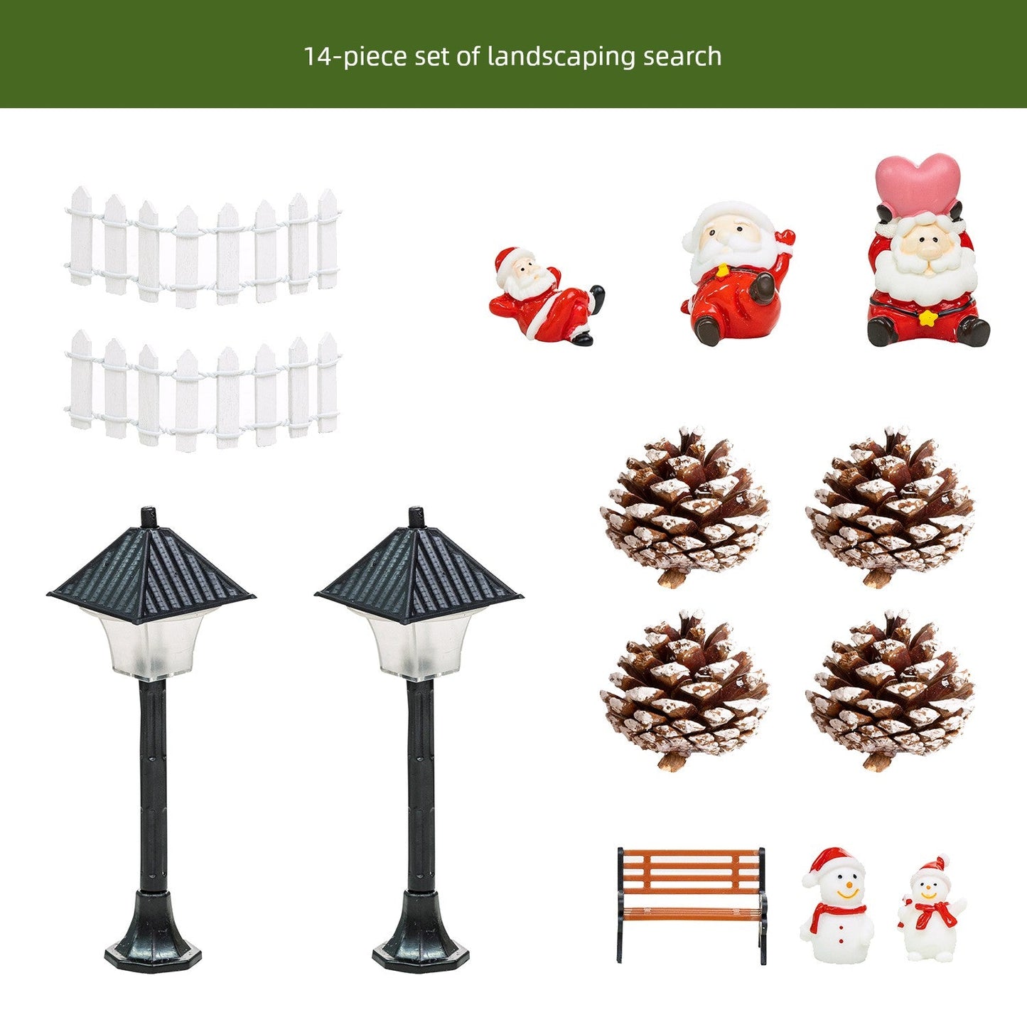 Winter Landscape Led Small House Desktop Decoration Christmas