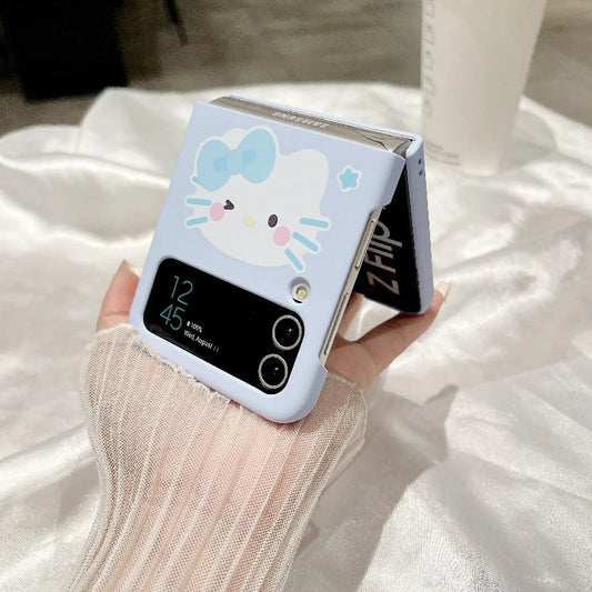 3D Cute Anime Hello Kitty With bracelet Phone Case