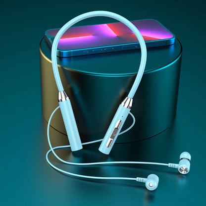 Magnetic Sport Wireless Headphones with Mic Noise Canceling