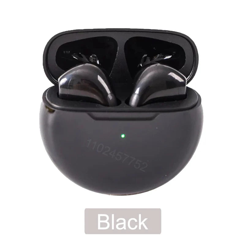 0407GG Air Pro 6 TWS Wireless Headphones with HD Mic Fone Bluetooth Earphones Sport Running Headset for Apple iPhone Xiaomi Pro6 Earbud