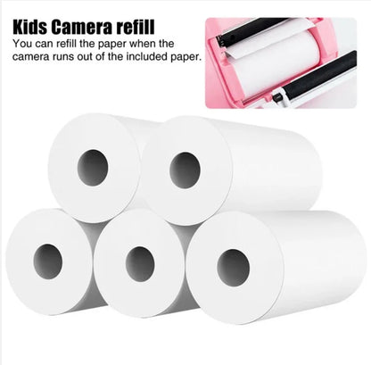 2407TA Digital Children Camera Photography Instant Print Photo Kids Video Recorder Mini Thermal Printer Video Educational Birthday Gift