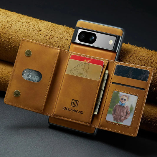 Versatile Magnetic Wallet Leather Case - Google