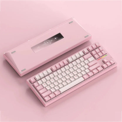 0507GG Pre Sale Galaxy80 Pro Mechanical Keyboard 3mode Aluminium Alloy Gaming Keyboards Rgb Hot Swap Gamer Accessories Keyboards Kit