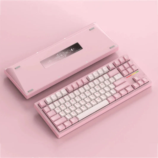 0507GG Pre Sale Galaxy80 Pro Mechanical Keyboard 3mode Aluminium Alloy Gaming Keyboards Rgb Hot Swap Gamer Accessories Keyboards Kit