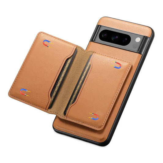 Versatile Magnetic Leather Wallet Case - Google