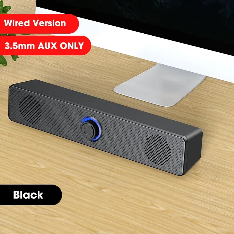 Wired and Wireless Bluetooth Speaker USB Powered
