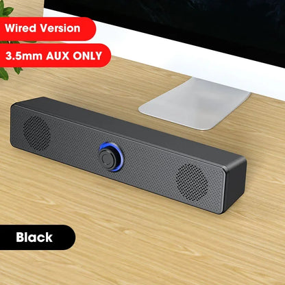 Wired and Wireless Bluetooth Speaker USB Powered
