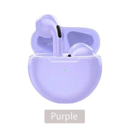 0407GG Air Pro 6 TWS Wireless Headphones with HD Mic Fone Bluetooth Earphones Sport Running Headset for Apple iPhone Xiaomi Pro6 Earbud