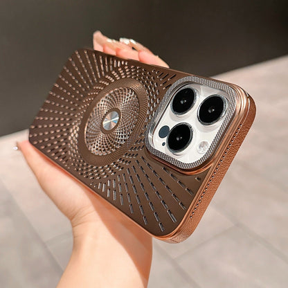 Concentric Spin Grid Pattern Case - iPhone