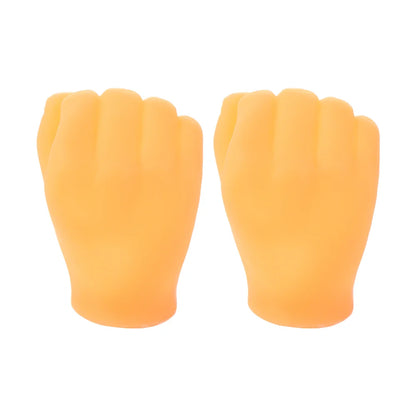 2407TA 2pcs Funny Mini Hands Puppets Creative Tiny Finger Fidget Toys Small Hand Adult Kid Novelty Toys Halloween Gift