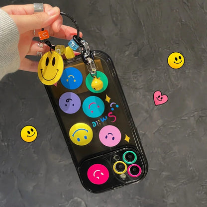 Happy Glow Flip Mirror Charm Case