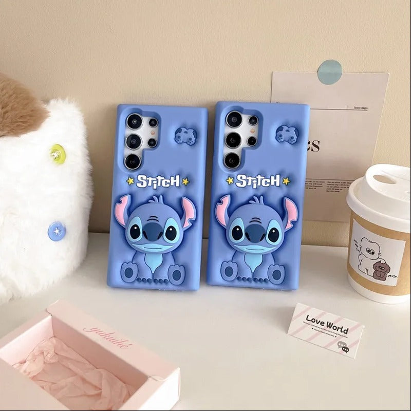 Adorable Playful Alien Stitch Cartoon Case - Samsung