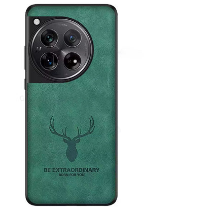 Animal-Themed Deer Head Leather Case - OnePlus
