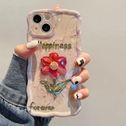 Wave Edge Bloom Case