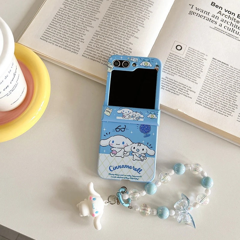 Cute Candy Hello Kitty Kuromi with Lanyard Phone Case