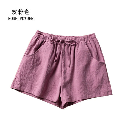 Women Gym Workout Shorts Cotton