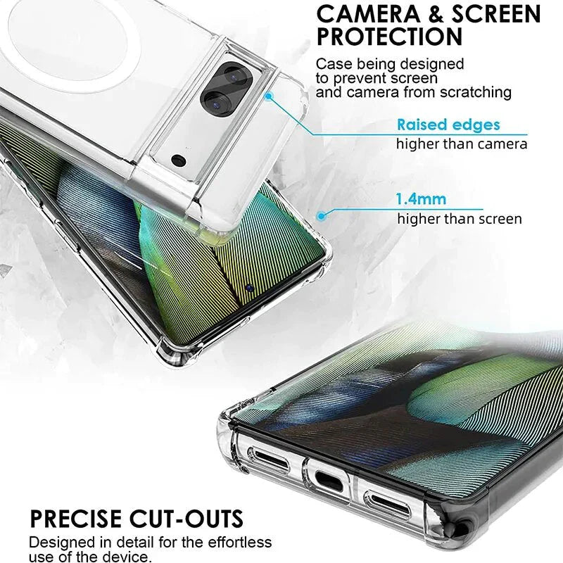 Clear Guard Wireless Magsafe Bumper Case - Google Pixel