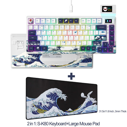 womier SK80 Gasket Mounted Mechanical Keyboard