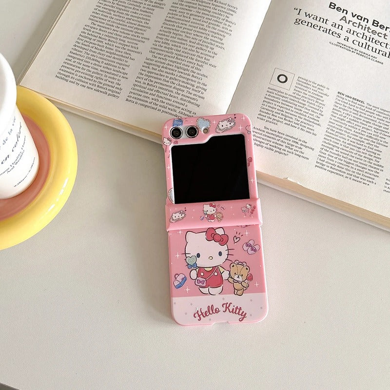 Cute Candy Hello Kitty Kuromi with Lanyard Phone Case