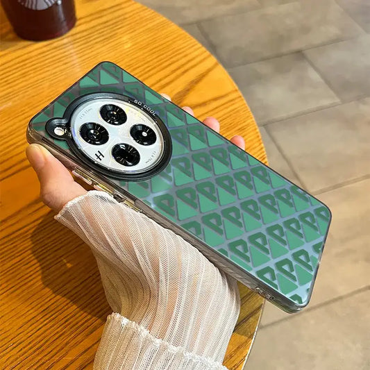 Hollow Laser Cut Triangle Grid Case - OnePlus