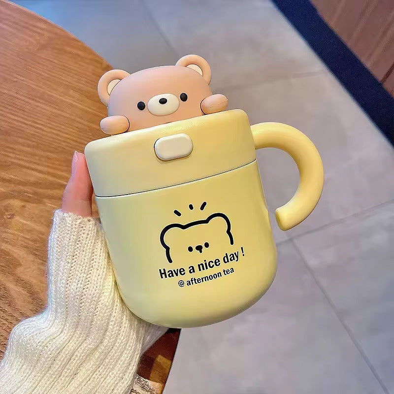 Kawaii Bear Coffee Thermal Cup
