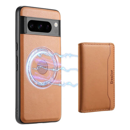 Versatile Magnetic Leather Wallet Case - Google