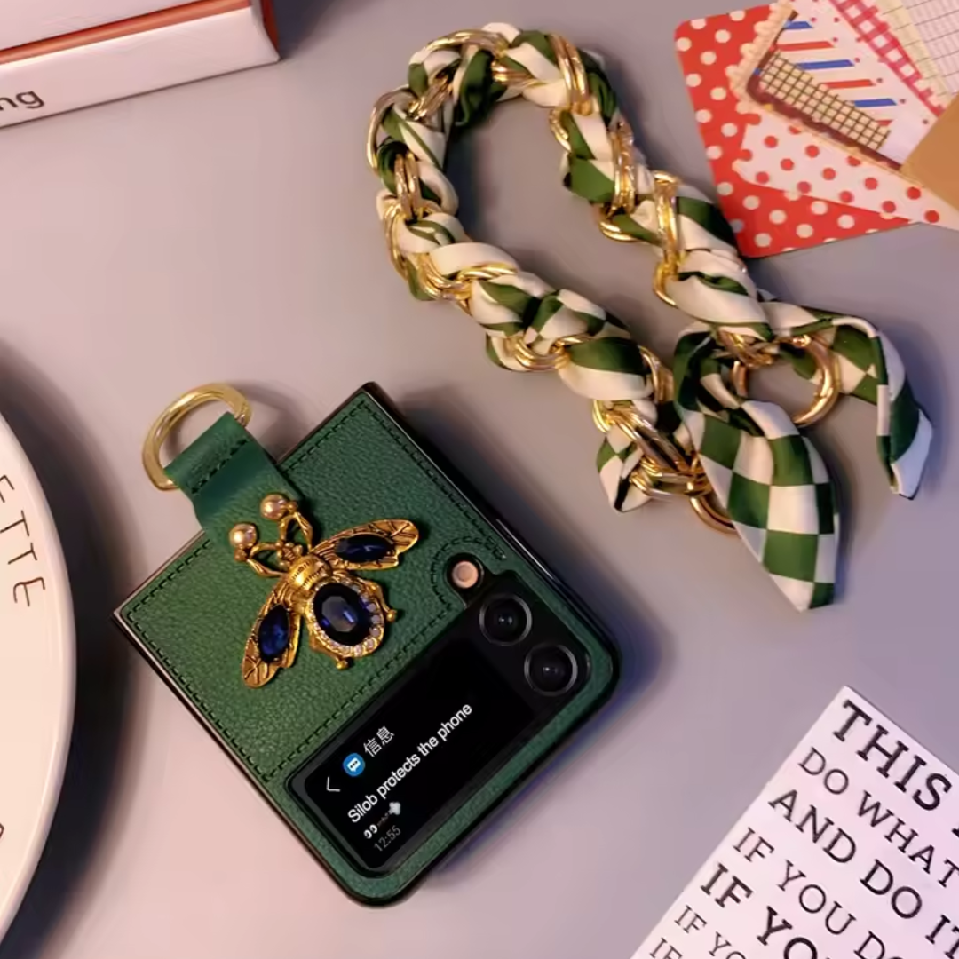 Bee Silk Bracelet Ring Case - Samsung
