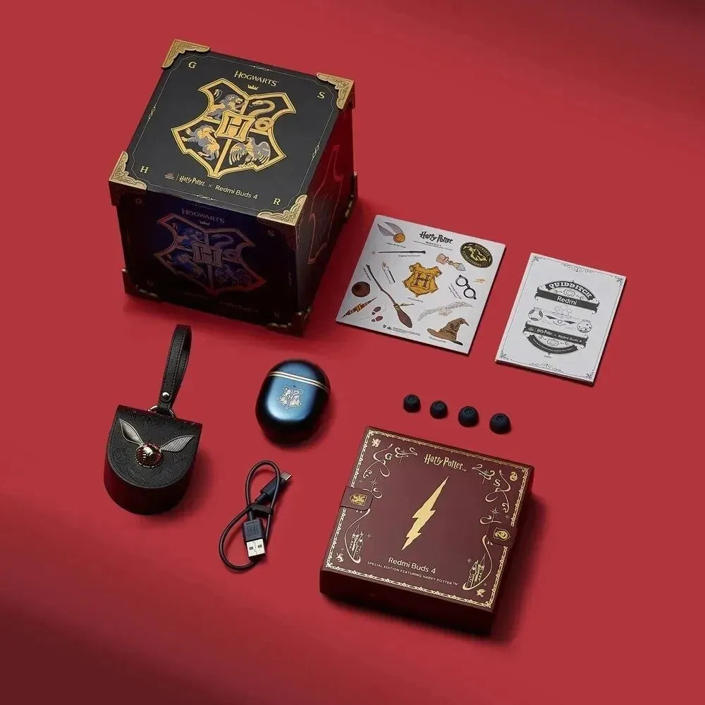 0407GG New Harry Potter Limited Edition Xiaomi Redmi Buds 4 TWS Earphone Wireless Bluetooth 5.2 Earbuds Gaming Noise Cancelling Headset
