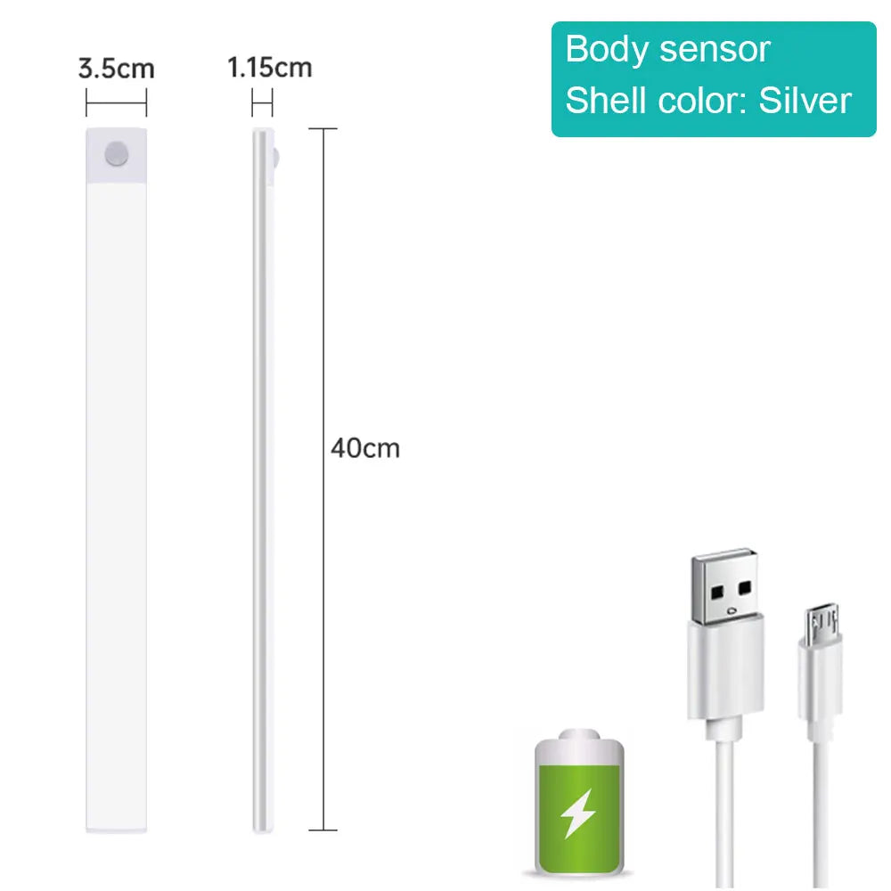 Motion Sensor Wireless Rechargeable LED Light