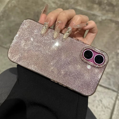 Starry Glam  Phone Case with Glitter Accents